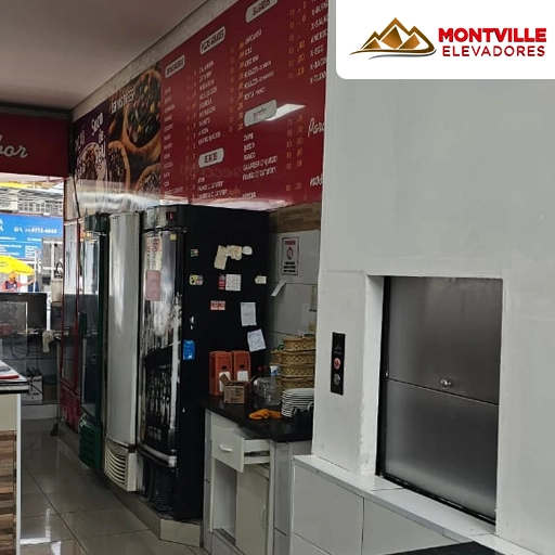 Elevador de carga para comércio